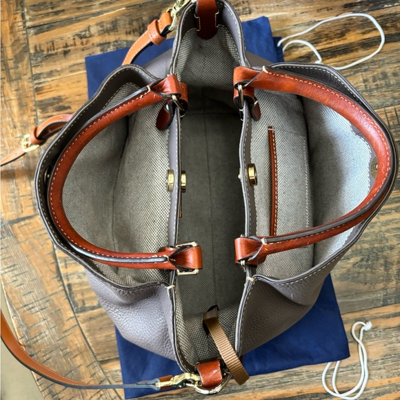 Dooney & Bourke Grey Grain Barlow - Picture 10 of 16